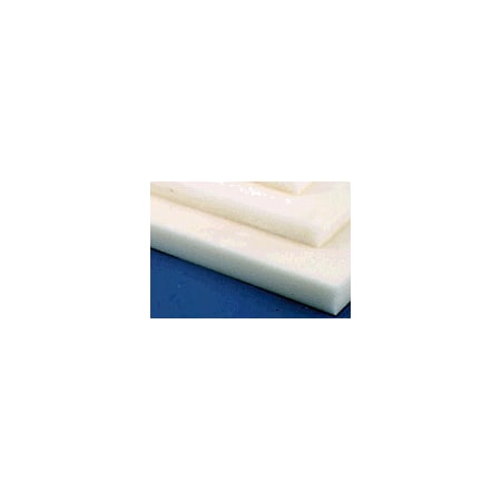 Professional Plastics Natural HDPE Stress-Relieved Sheet, 0.093 Thick, 48 X 48 SHDPENA.093SR-48X48